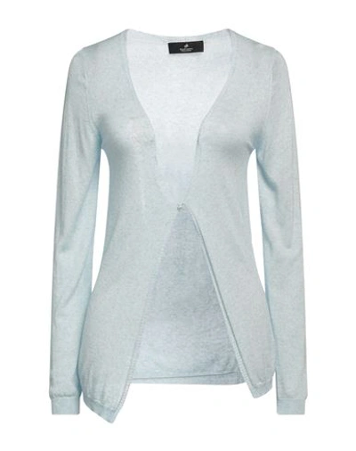 Compagnia Italiana Woman Cardigan Sky Blue Size M Viscose, Cashmere In Blue