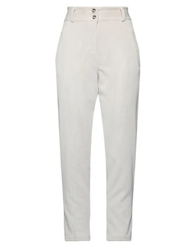 Shop Numerōprimo Woman Pants Ivory Size 6 Polyester, Cotton, Elastane In White