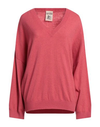 Shop Semicouture Woman Sweater Pink Size L Cashmere, Polyamide