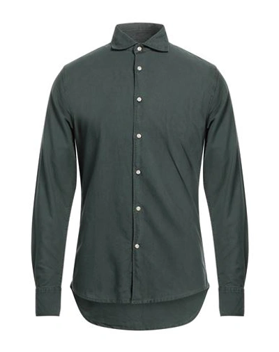 Shop Deperlu Man Shirt Military Green Size S Cotton