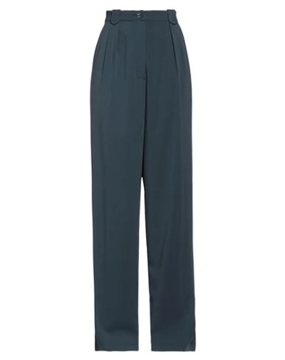 Patrizia Pepe Woman Pants Dark Green Size 2 Polyester, Elastane In Green