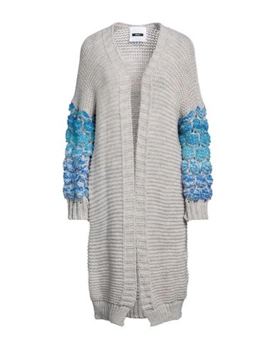 Shop Dimora Woman Cardigan Light Grey Size Onesize Acrylic, Wool, Viscose, Alpaca Wool