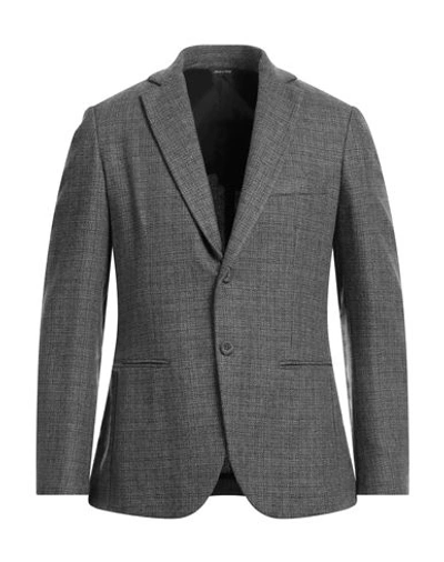 Shop Yoon Man Blazer Grey Size 40 Virgin Wool, Viscose, Polyamide