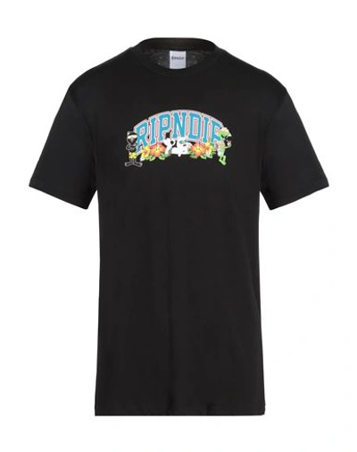 Shop Ripndip Summer Friends Tee Man T-shirt Black Size Xl Cotton