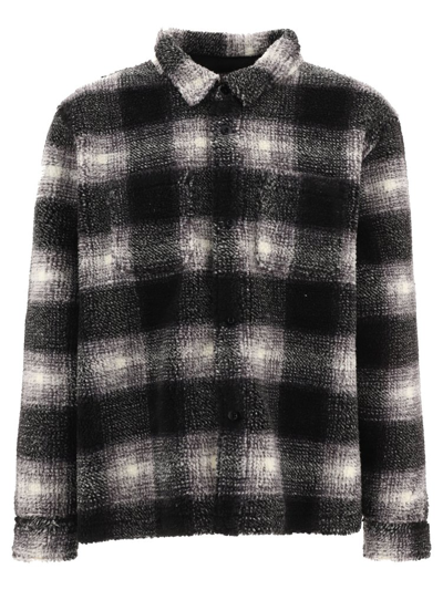 Shop Stussy Stüssy Plaid Sherpa Jacket In Multi