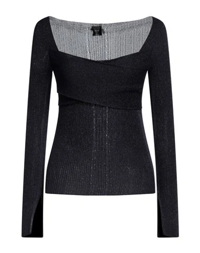 Shop Pinko Woman Sweater Midnight Blue Size L Viscose, Polyamide, Polyester