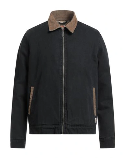 Shop Deus Ex Machina Man Jacket Steel Grey Size Xl Cotton