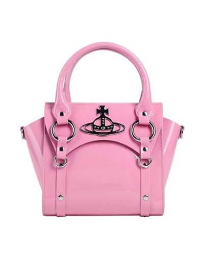 Shop Vivienne Westwood Handbag Pink Size - Leather