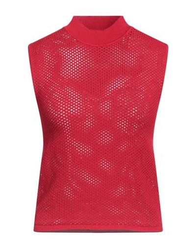 Shop Federica Tosi Woman Sweater Red Size 10 Viscose, Polyester