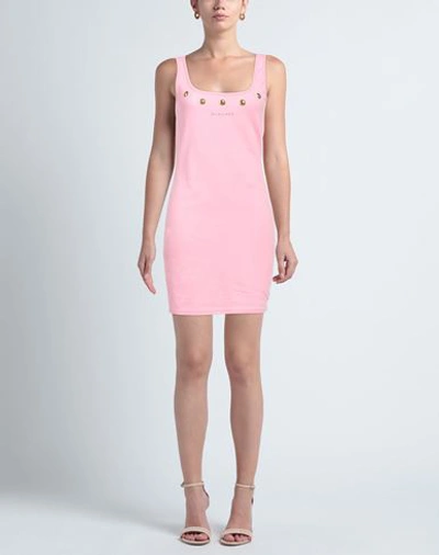 Shop Mangano Woman Mini Dress Pink Size L Cotton