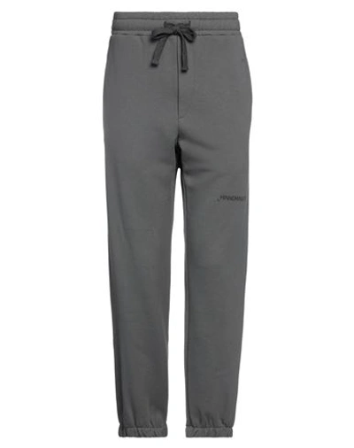 Shop Hinnominate Man Pants Lead Size M Cotton In Grey