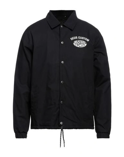 Shop Deus Ex Machina Man Jacket Black Size M Cotton