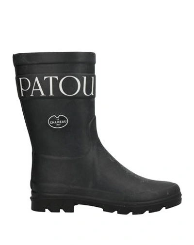 Shop Patou Woman Ankle Boots Black Size 6 Rubber