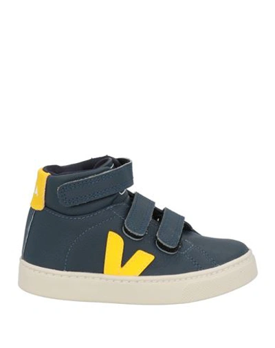 Shop Veja Toddler Boy Sneakers Navy Blue Size 10c Soft Leather