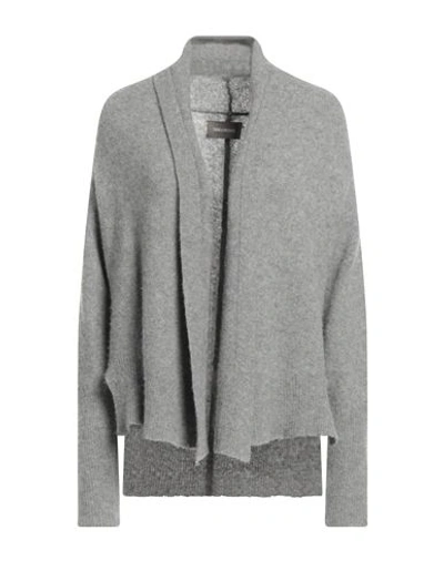 Shop Zadig & Voltaire Woman Cardigan Light Grey Size M/l Cashmere, Polyamide, Elastane