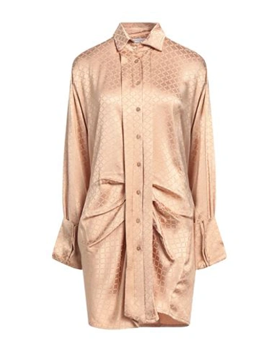 Shop Maria Vittoria Paolillo Mvp Woman Mini Dress Blush Size 8 Viscose, Elastane In Pink