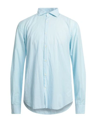 Shop Brooksfield Man Shirt Sky Blue Size 16 ½ Cotton
