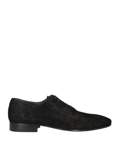 Shop Giovanni Conti Man Lace-up Shoes Black Size 11 Soft Leather
