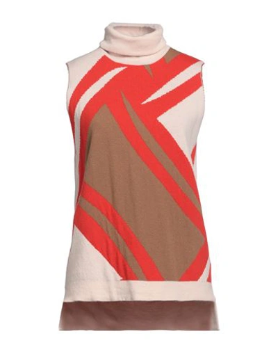 Drumohr Woman Turtleneck Light Pink Size S Wool In Pink