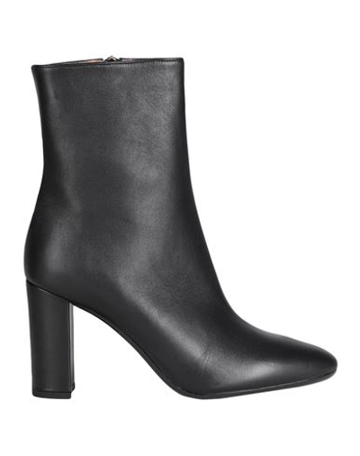 Bianca Di Woman Ankle Boots Black Size 11 Soft Leather In Black
