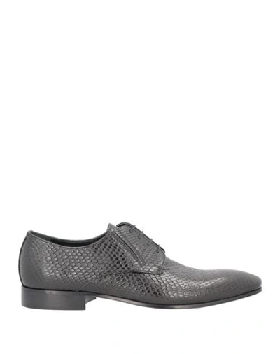 Shop Giovanni Conti Man Lace-up Shoes Black Size 9 Soft Leather