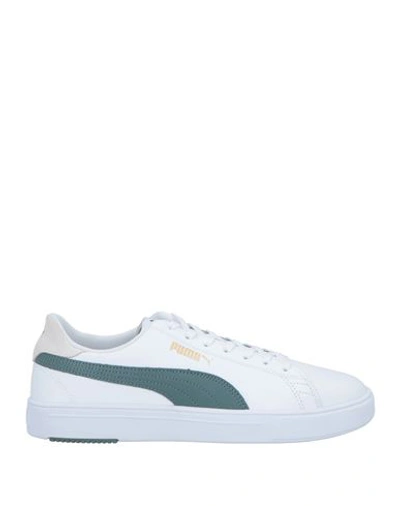 Shop Puma Man Sneakers White Size 8.5 Soft Leather, Textile Fibers