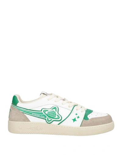 Enterprise Japan Man Sneakers Green Size 12 Soft Leather In Green