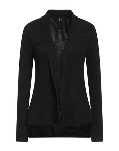 Shop Manila Grace Woman Cardigan Black Size Xs Polyamide, Wool, Viscose, Cashmere