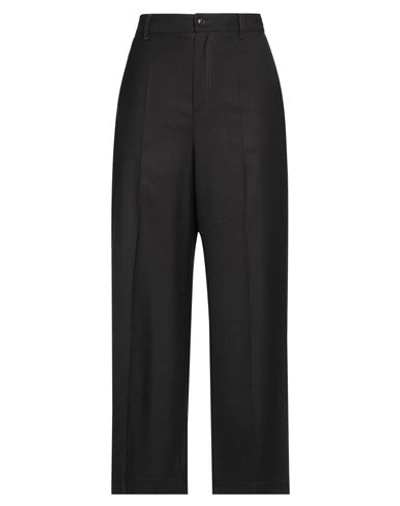 Shop Agnona Woman Pants Black Size 6 Polyester, Wool, Elastane