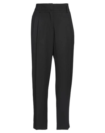 Shop Maliparmi Malìparmi Woman Pants Black Size 8 Polyester, Virgin Wool, Elastane