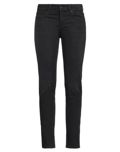 Shop Replay Woman Jeans Steel Grey Size 30w-30l Cotton, Polyester, Elastane