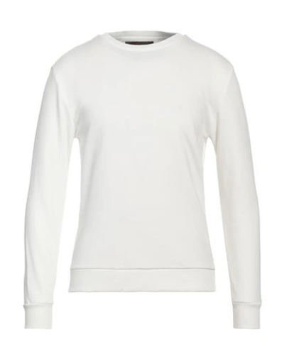 Shop Laboratori Italiani Man Sweatshirt White Size 3xl Cotton, Polyester