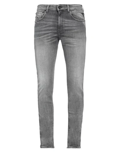 Shop Replay Man Jeans Black Size 28w-32l Cotton, Elastane