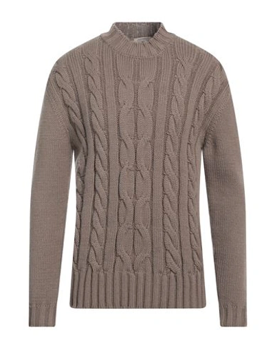 Shop Hinnominate Man Sweater Dove Grey Size M Cotton, Acrylic