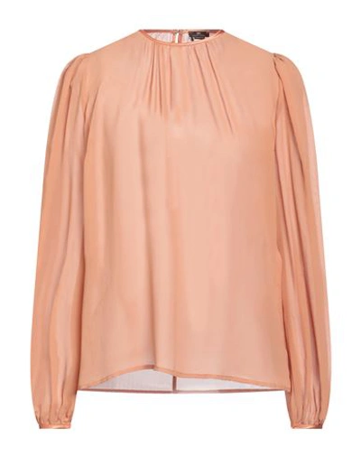 Shop Elisabetta Franchi Woman Top Pastel Pink Size 6 Silk