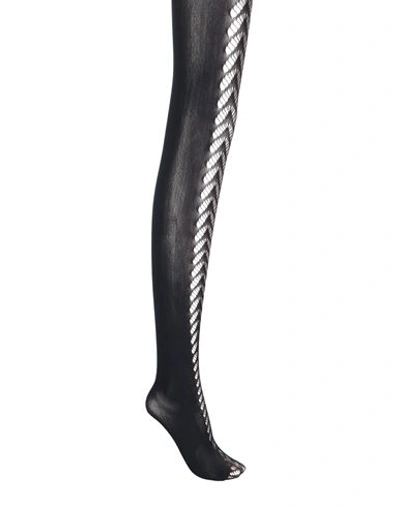 Shop Wolford Woman Socks & Hosiery Black Size Xs Polyamide, Elastane