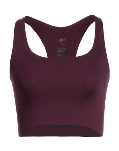 Shop Girlfriend Collective Woman Top Purple Size Xs Recycled Polyester, Elastane