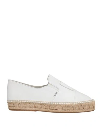 Shop Rucoline Woman Espadrilles Ivory Size 11 Soft Leather In White