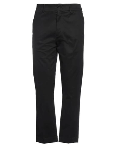Ferrari Man Pants Black Size 36 Cotton, Elastane In Black