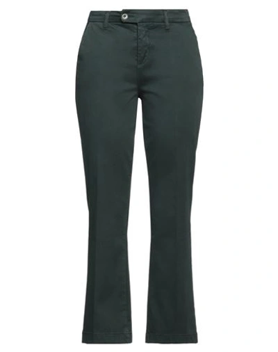 Shop Noir'n'bleu Woman Pants Dark Green Size 31 Cotton, Elastane