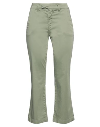 Shop Noir'n'bleu Woman Pants Sage Green Size 28 Cotton, Elastane