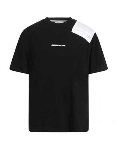 Shop Numero 00 Man T-shirt Black Size Xxl Cotton