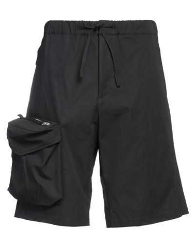 Shop Oamc Man Shorts & Bermuda Shorts Black Size M Cotton