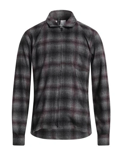 At.p.co At. P.co Man Shirt Plum Size 38 Cotton, Acrylic, Wool, Polyester, Synthetic Fibers In Purple
