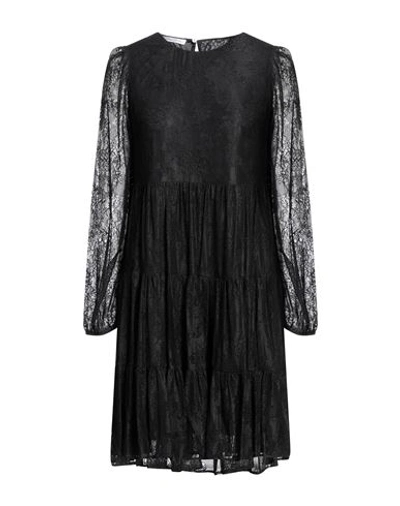 Shop Caractere Caractère Woman Mini Dress Black Size 6 Polyamide, Elastane