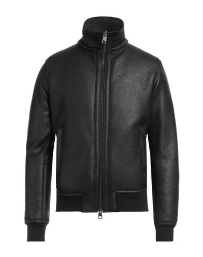 Shop Dacute Man Jacket Black Size 42 Shearling