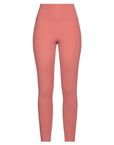 Shop Girlfriend Collective Woman Leggings Salmon Pink Size M Recycled Polyester, Elastane
