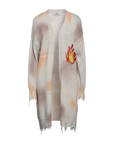 Shop Dimora Woman Cardigan Beige Size 6 Acrylic, Polyester