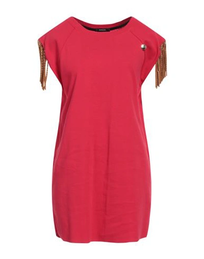 Shop Mangano Woman Mini Dress Red Size 4 Cotton