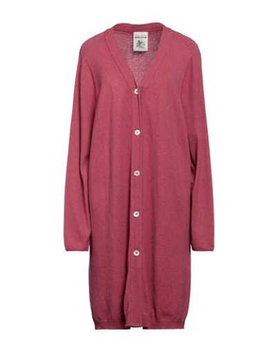 Shop Semicouture Woman Cardigan Pink Size M Cashmere, Polyamide